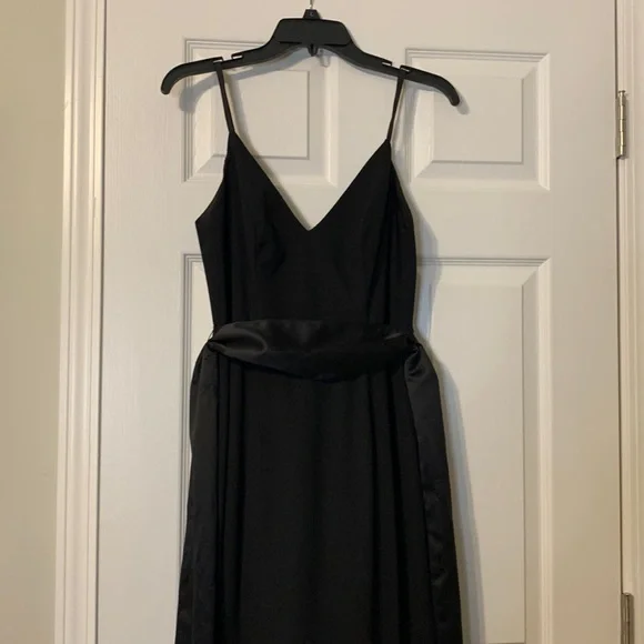 white by vera wang black dress Vera Wang 2023 Met Gala Black Champagne Two-Piece Dress